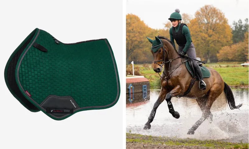 Lemieux Suede Saddlepad CC Spruce